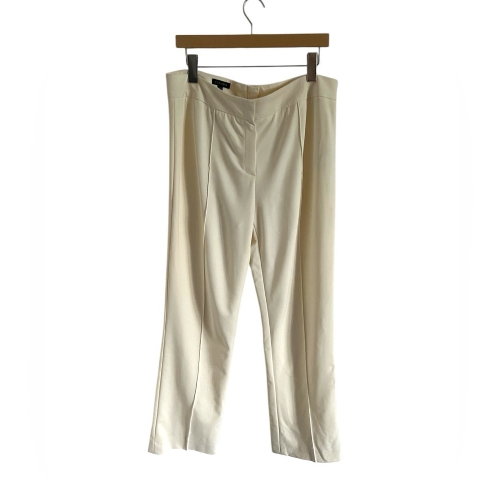 Escada Cream Egg Shell Pants, size 42